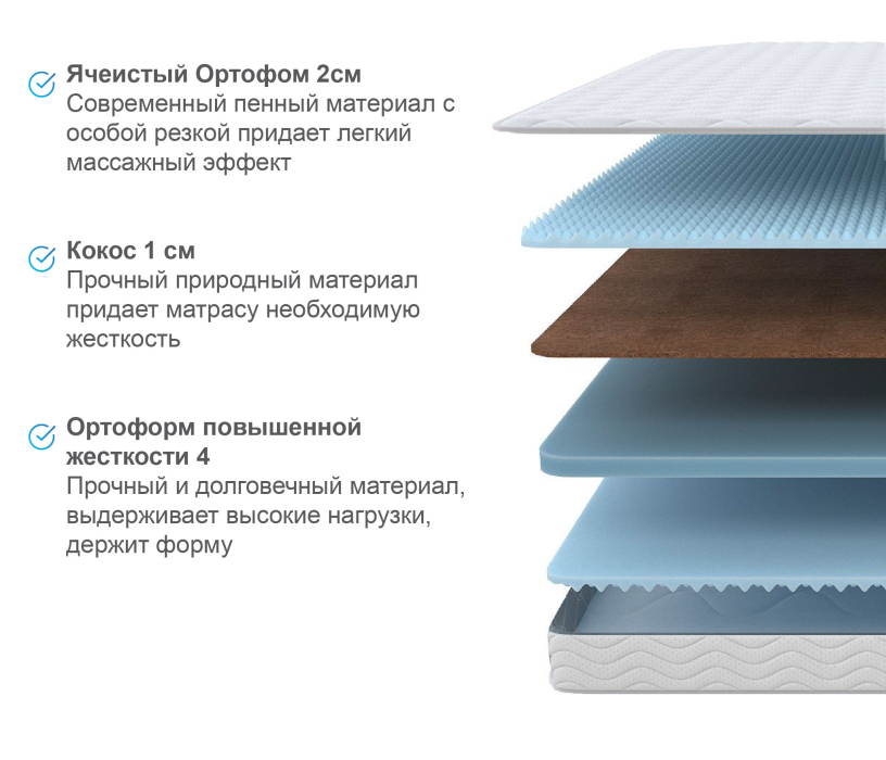 Другие размеры, Матрас Орматек Форма 180*200